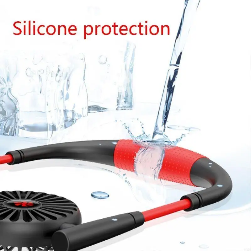 Herramientas enfriamiento 19QE 3 velocidades Mini Fan colgante Ventilador deporte banda para