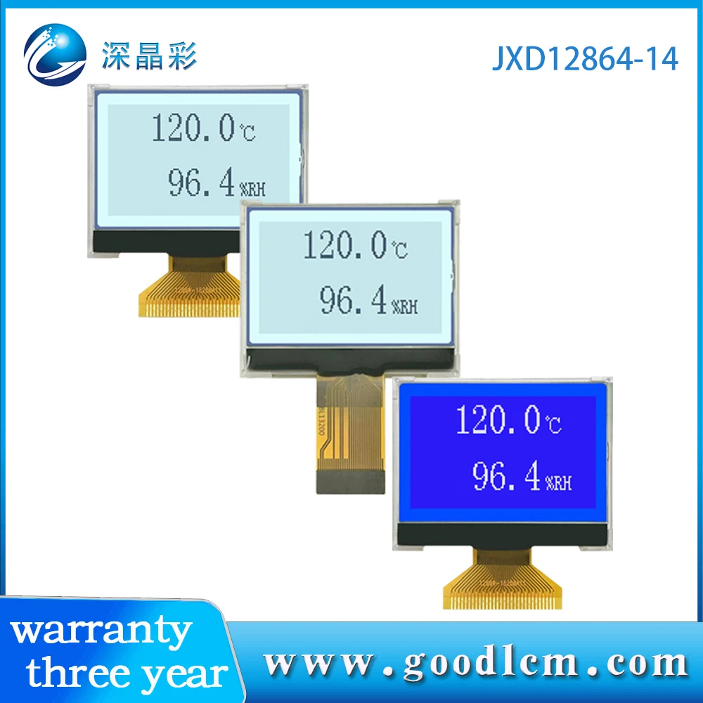 

greatbuy no PCB ST7565R or ST7567 drive 3.3V power supplySTN blue monochrome12864 3inch cog spi lcd display module 128x64 dots