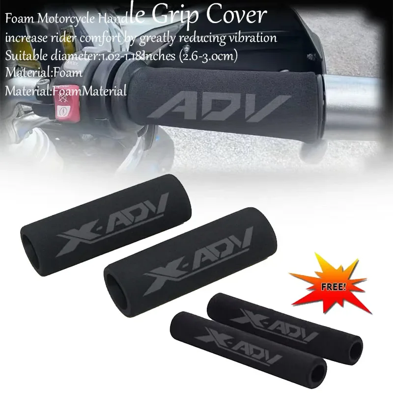 Motorbike Anti Vibration Handle Bar Foam Comfort Slip Over Grip Fit For ADV 160 150 350 PCX 150 160 XADV 750 x-adv  ﻿