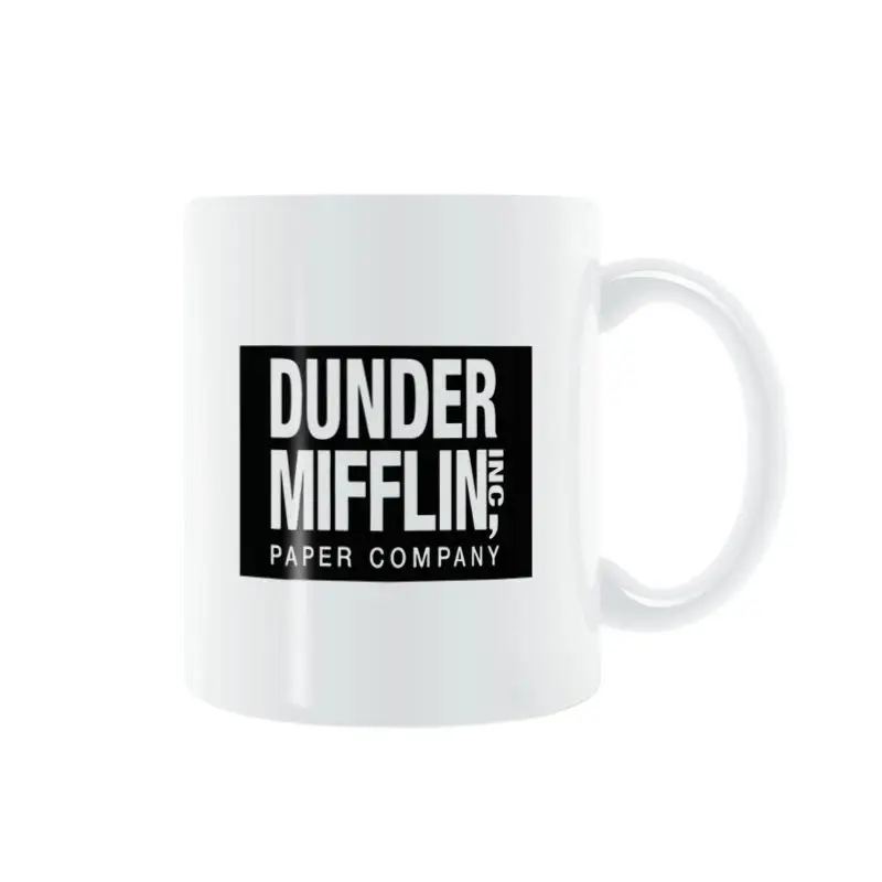 Dunder Mifflin The Office Coffee Mug Ceramic Cup 11oz Gift Milk Tea Mugs Travel Coffee Mugs