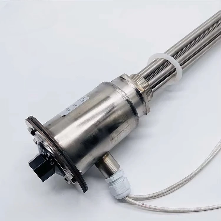 380v 3500w Immersion Water Tubular Heater with Adjustable Thermostat