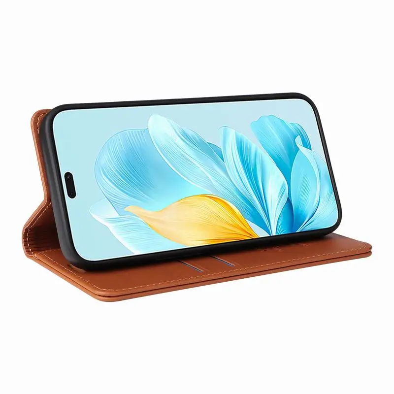 Case For Honor 200 Lite Pro Luxury Leather Wallet Card Magnetic Attraction Flip Phone Cover For Honor 200 Pro Lite