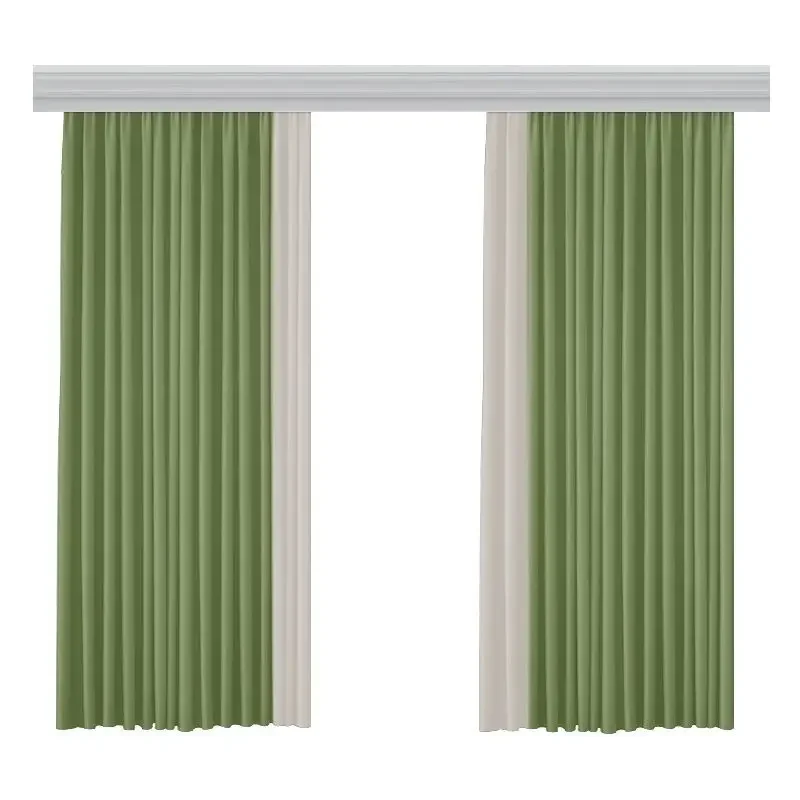 

A complete set of curtain bedroom shading without punching