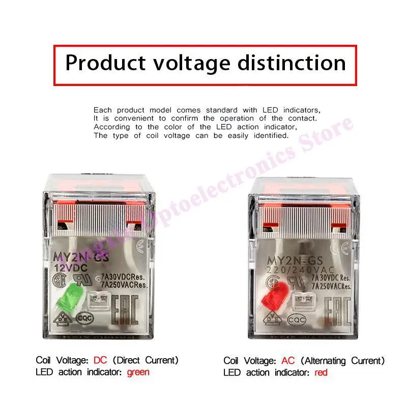 MY2N-J MY3N-J MY4N-J MY2N-GS MY4N-GS LY2N-J LY3N-J LY4N-J DC12 24V AC24 DC110V AC220V 380V 8Pin 11Pin 14Pin intermediate relays