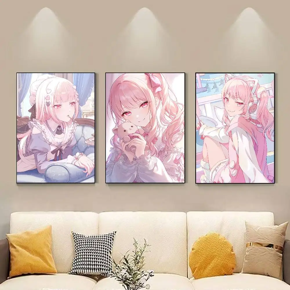P-Project SEKAI  A-Akiyama Poster HD Self Adhesive Waterproof Wall Art Ideal for Home Office Dorm Gift
