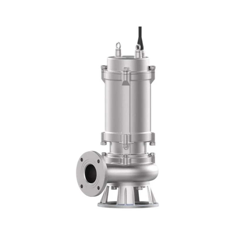 

304WQ submersible sewage pump, high lift stainless steel sludge pump, agricultural large flow non-clogging sewage pump