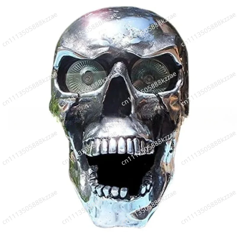 New Skull Headlights Motorcycle Decorative Art