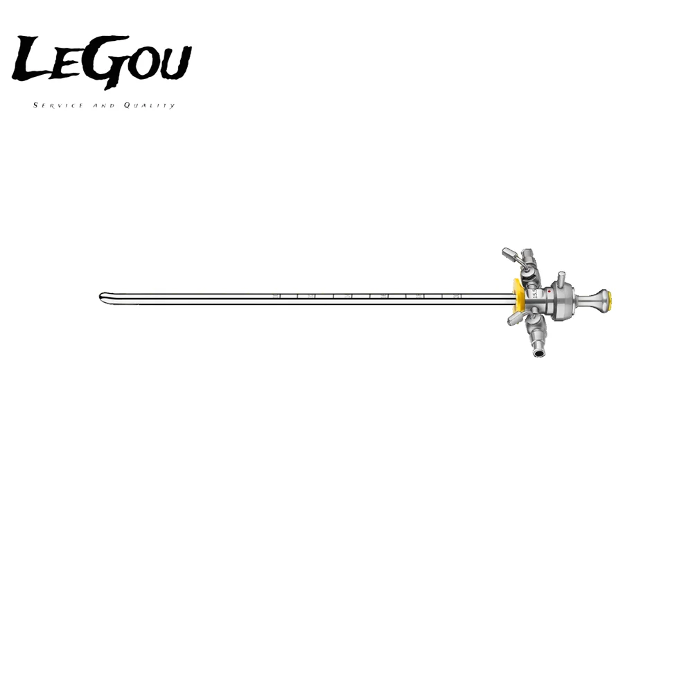 LeGou Professional  The 15.5Fr 19.8Fr 21Fr 24Fr Sheath and Obturator Cystoscope Set for Urethrovesical Surgical Instruments