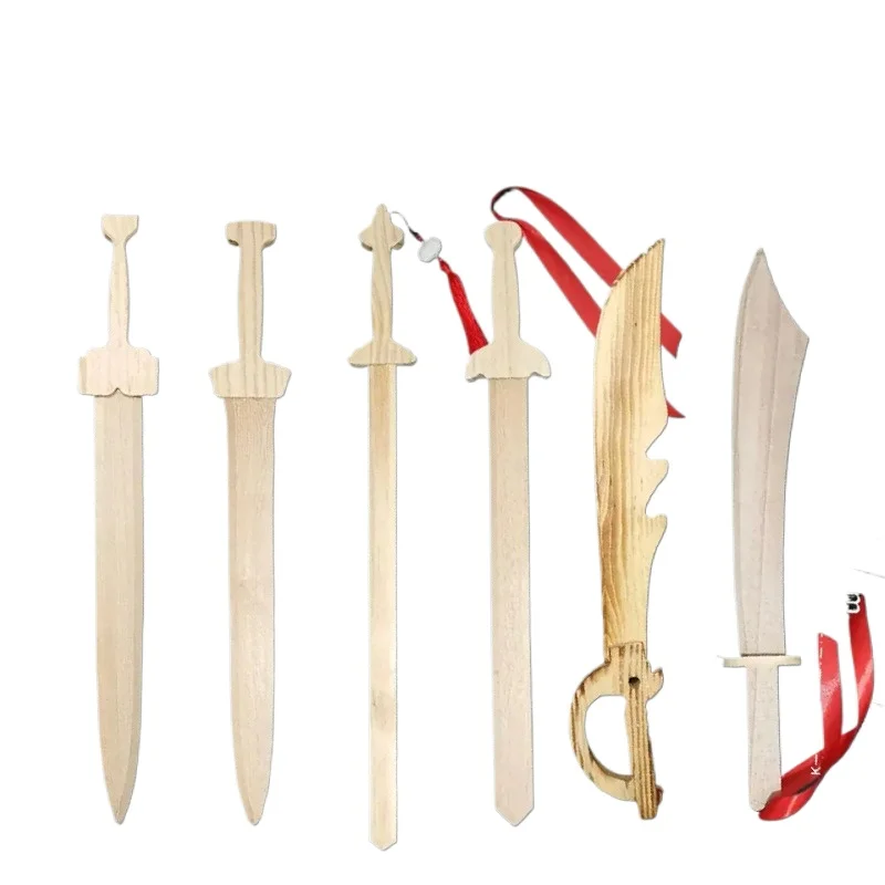 50 cm/19,69 pollici Spada corta in legno Pratica Creatività Modello Puntelli Giocattolo di allenamento Gioco sportivo Periferiche Ornamenti Regali da collezione