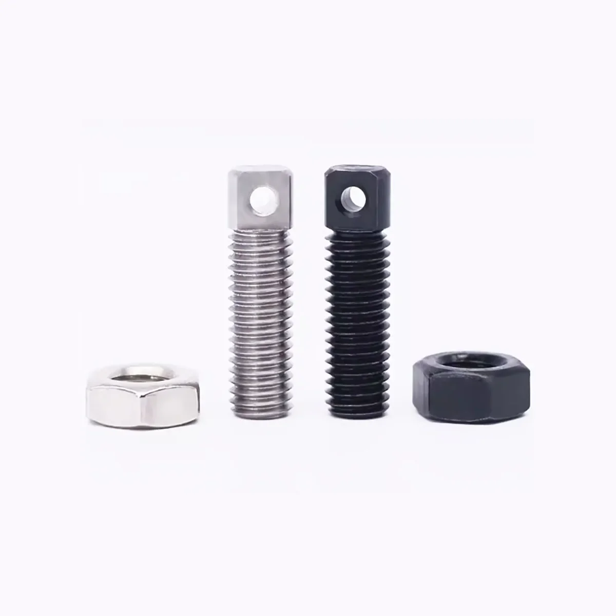 Full Threaded Stainless Steel Two Plane m3/4/5/6-10/15/20 For The Neck Of The Support Column For Tension Springs