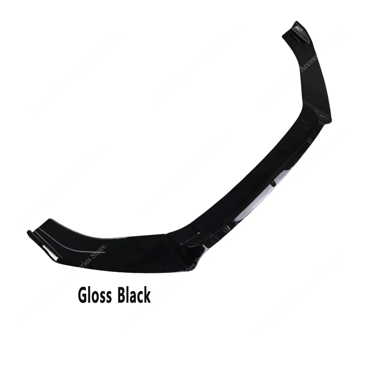 3PCS Gloss Black Front Bumper Lip Spoiler Splitter Diffuser Retrofit For Car Seat Leon MK3 MK3.5 FR S/S S/C S/T Cupra 2013-2020