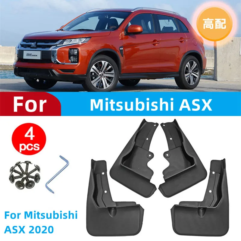 

For Mitsubishi ASX 2020 Mud Flaps Splash Guards MudFlaps Front Rear Fender Mudguards Auto Protector Car Accessories