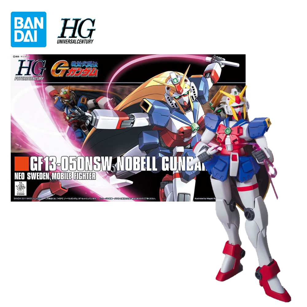 

Original Bandai Gundam HGUC GF13 050NSW Nobell Gundam Collection Figure Assembly Robot Anime Action Mode Toys Gifts