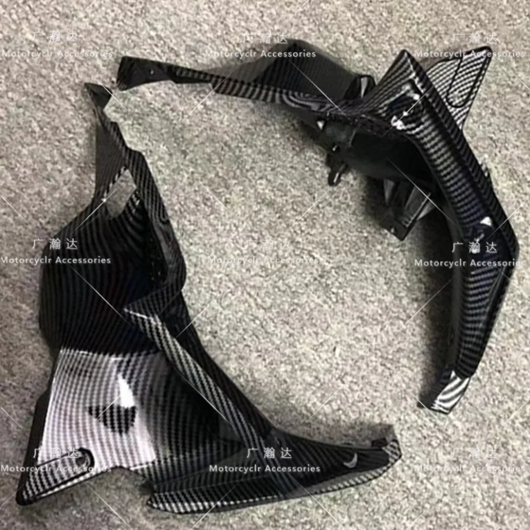 

Motorcycle Head cover ventilation Side panel Fairing Fit For Kawasaki Z900 2017 2018 2019 Carbon fiber paint