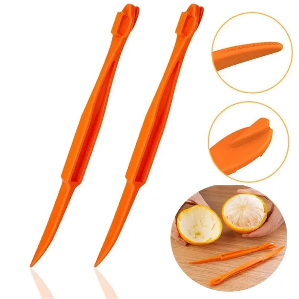 Orange Peeler tools Plastic Orange Peeler Citrus Remover Lemon Citrus Peel Cutter Vegetable Slicer Fruit Tools Kitchen Gadgets