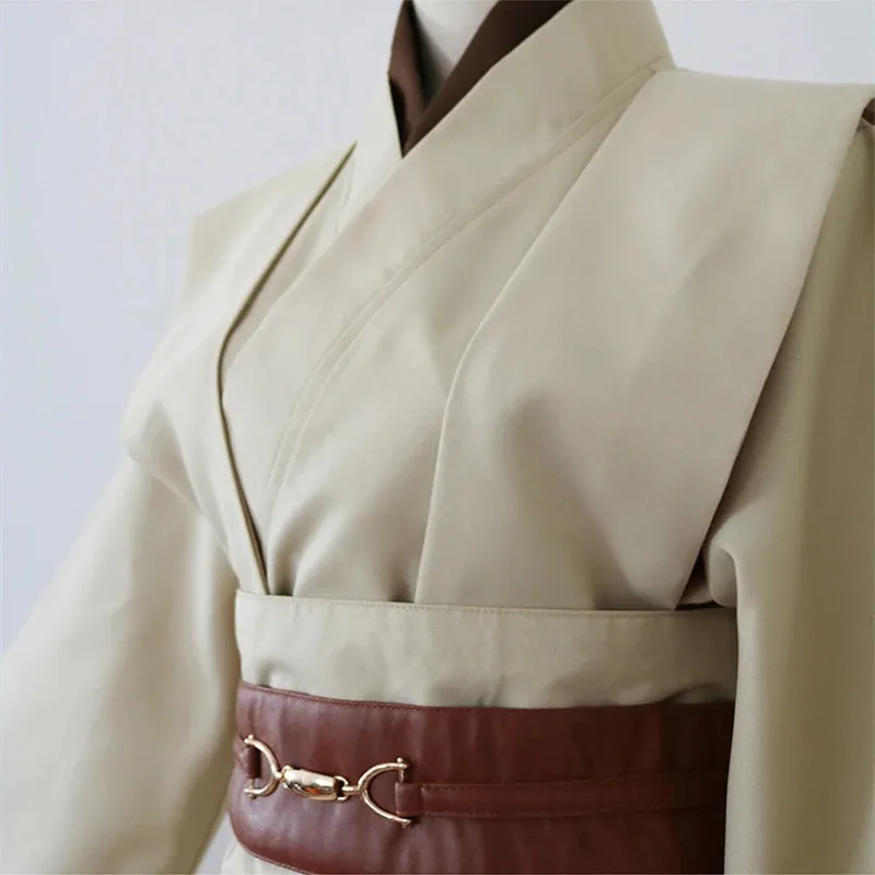 Wars Anakin Jedi Knight Cosplay Costume Hood Cape Anime Classic Movie For Men Women Halloween Fancy Brownx;8'm6,