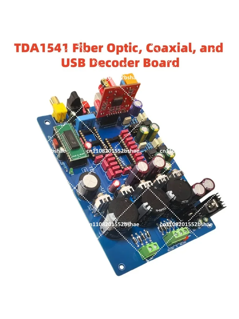 Assembled HiFi DAC Board with USB Optical Coaxial Input for Audio Decoding