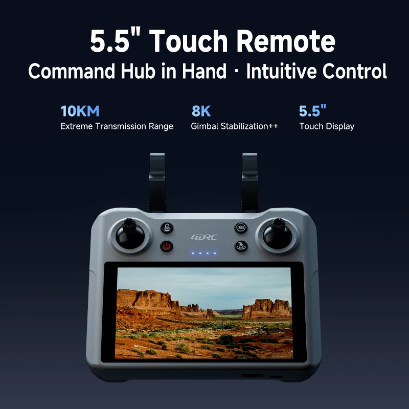 طائرة بدون طيار بكاميرا 4DRC F15 8K مع 3 محاور Gimbal، طائرة رباعية قابلة للطي 240 جرام، رحلة 30 دقيقة، نظام تحديد المواقع الذكي، طائرة بدون طيار RC بدون فرش #3