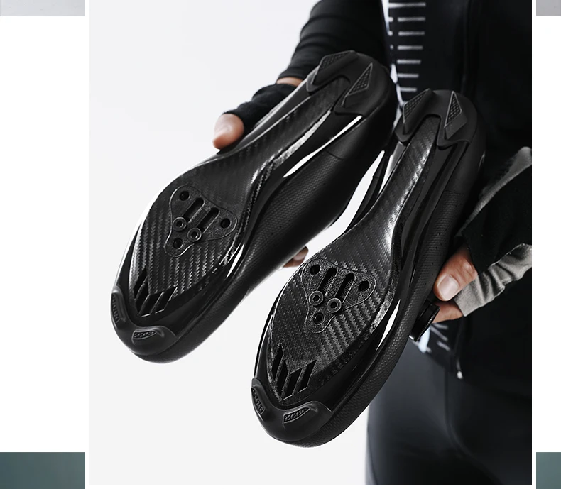 Unisex Neue Fahrradschuhe, atmungsaktiv, bequem, rutschfest, für den Straßenbereich, hochwertige MTB-Fahrradschuhe aus Gummi, professionelle, ultraleichte Fahrradschuhe – Detail 24