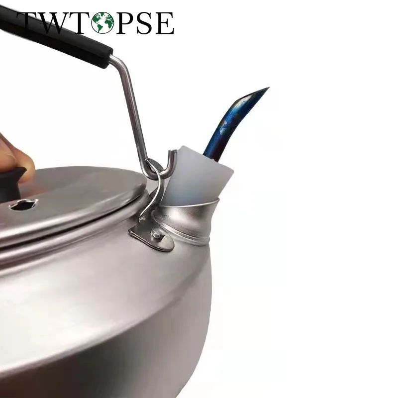 

TWTOPSE Titanium Kettle Spout For Trangia Kettle Outdoor Camping Special Steady Flow Coffee Spout Cookware Drinkware Accessories
