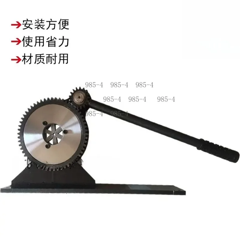 Manual Hose Crimping Tool with 6/8 Teeth Dies, Hydraulic Pipe Press Bender for Plastic Pipe Processing