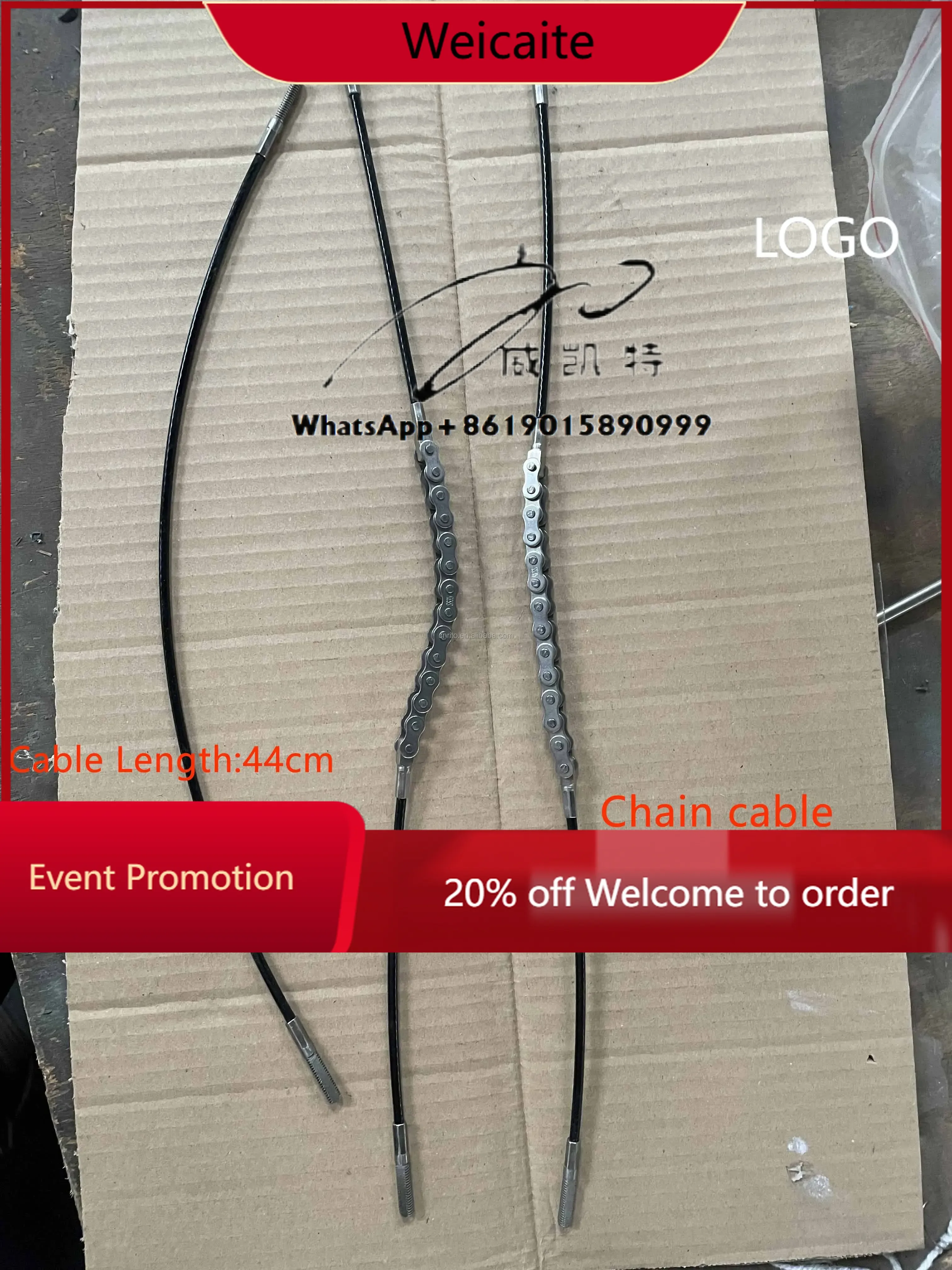 

Pedal Fin Drive Kit Accessories, Chain Assemblies and Idler Cables, Cable and Chain Assemblies for Kayak Pedal Drive Systems