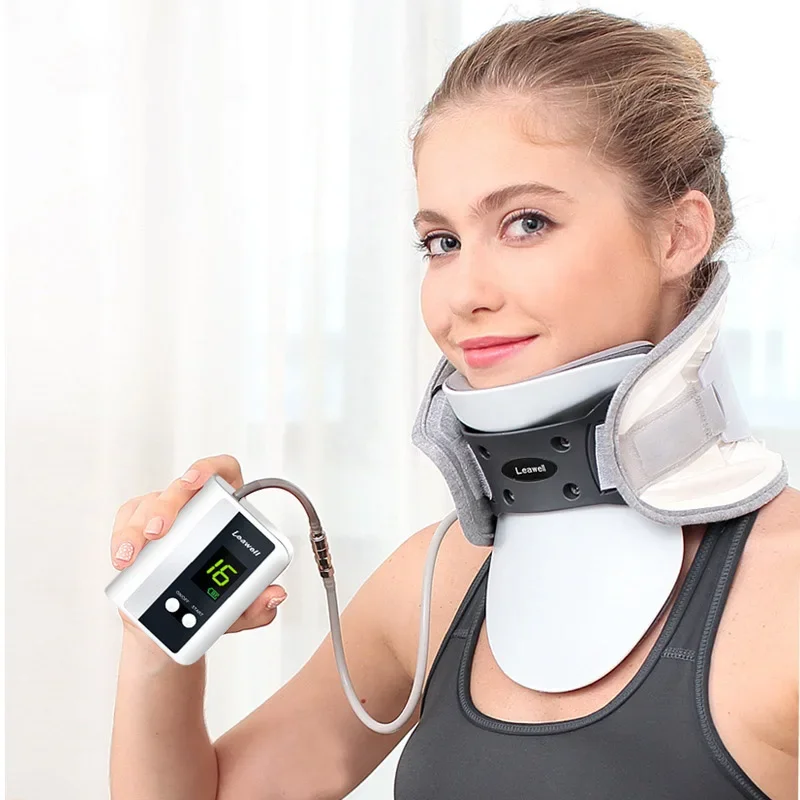 Medical Cervical Support Electric Neck Support Automatic Inflatable Cervical Traction Pain Relieve Neck Brace Posture Corrector