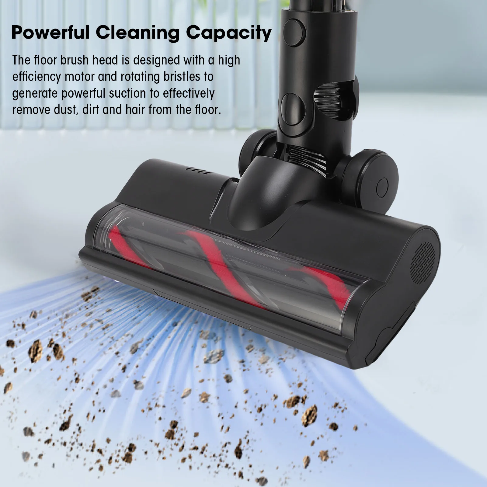 Brush Head Replacement for Dreame R10 R20 Vacuum Cleaner Floor Brush Head Long Lasting Strong Suction for Tile for Carpet