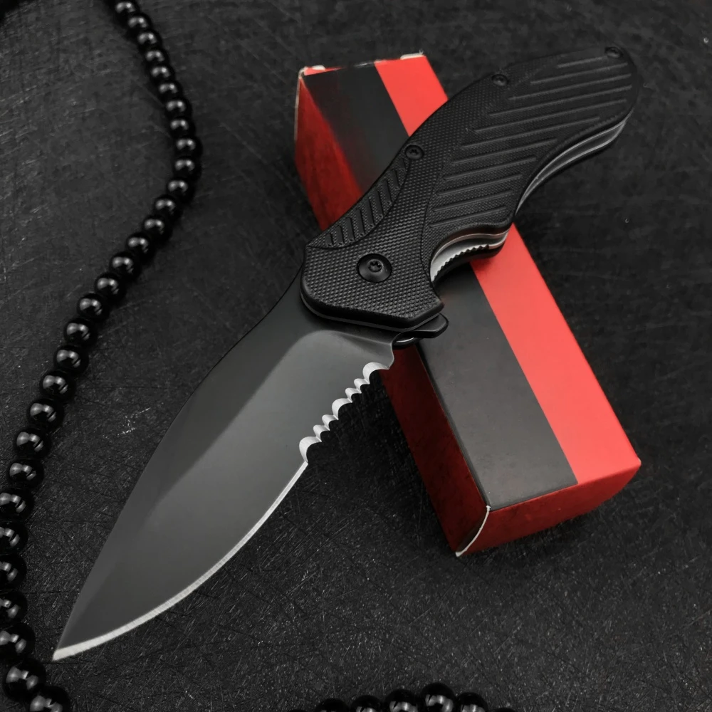 

KS 1605 blade Folding knife Outdoor versatile EDC knife Tactical Knife Camping Pocket knife Hunting Knives Nylon fiber handle