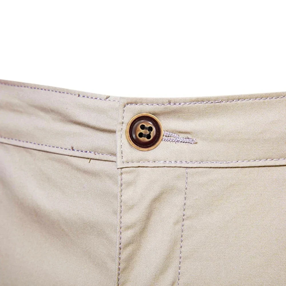 Pantaloncini da spiaggia in cotone 100% CAMEL ricamati da uomo estivi Nuovi pantaloncini da spiaggia in vita elastica per il tempo libero di moda