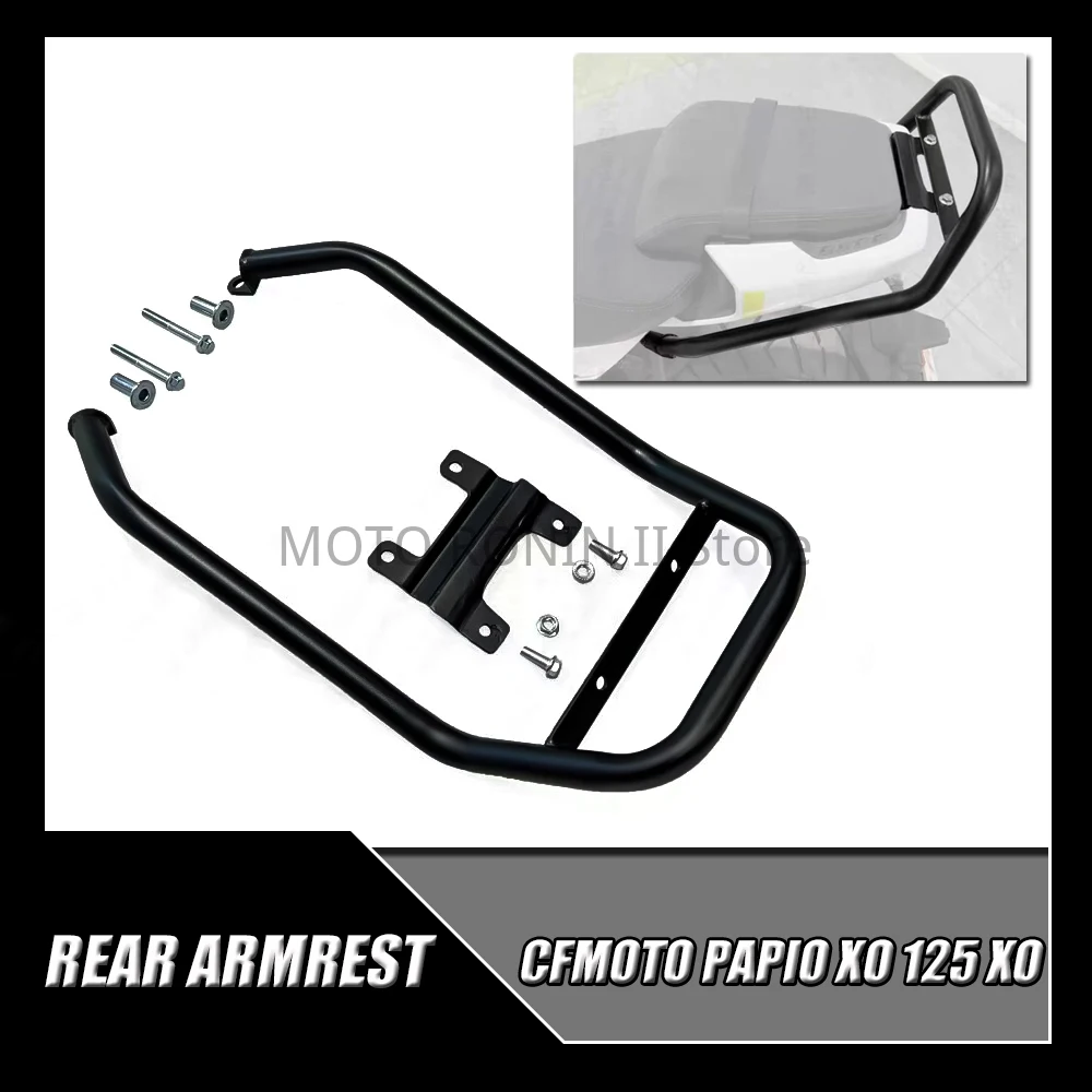 

For CFMOTO Papio XO 125 XO125 Motorcycle Modified Rear Armrest Tail Wing Rear Armrest Tail Rack Papio XO 125 Modified Parts New