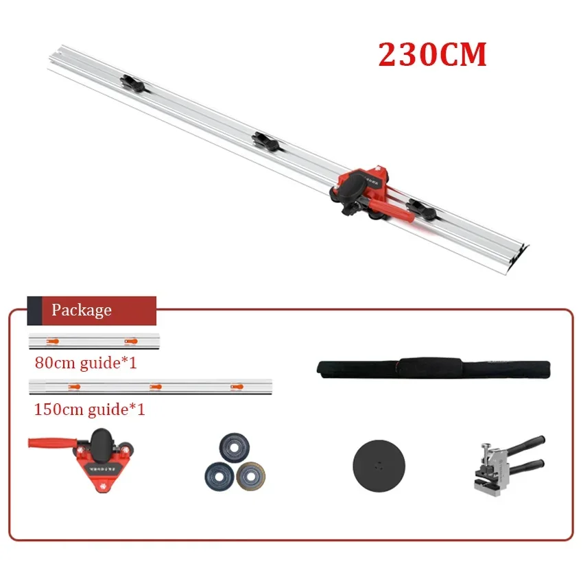 

230CM Ceramic Tile Cutting Tool Glass Tile Push Knife + Opener Ceramic Vacuum Suction Cup Manual floor Tile Push Knife Ruler