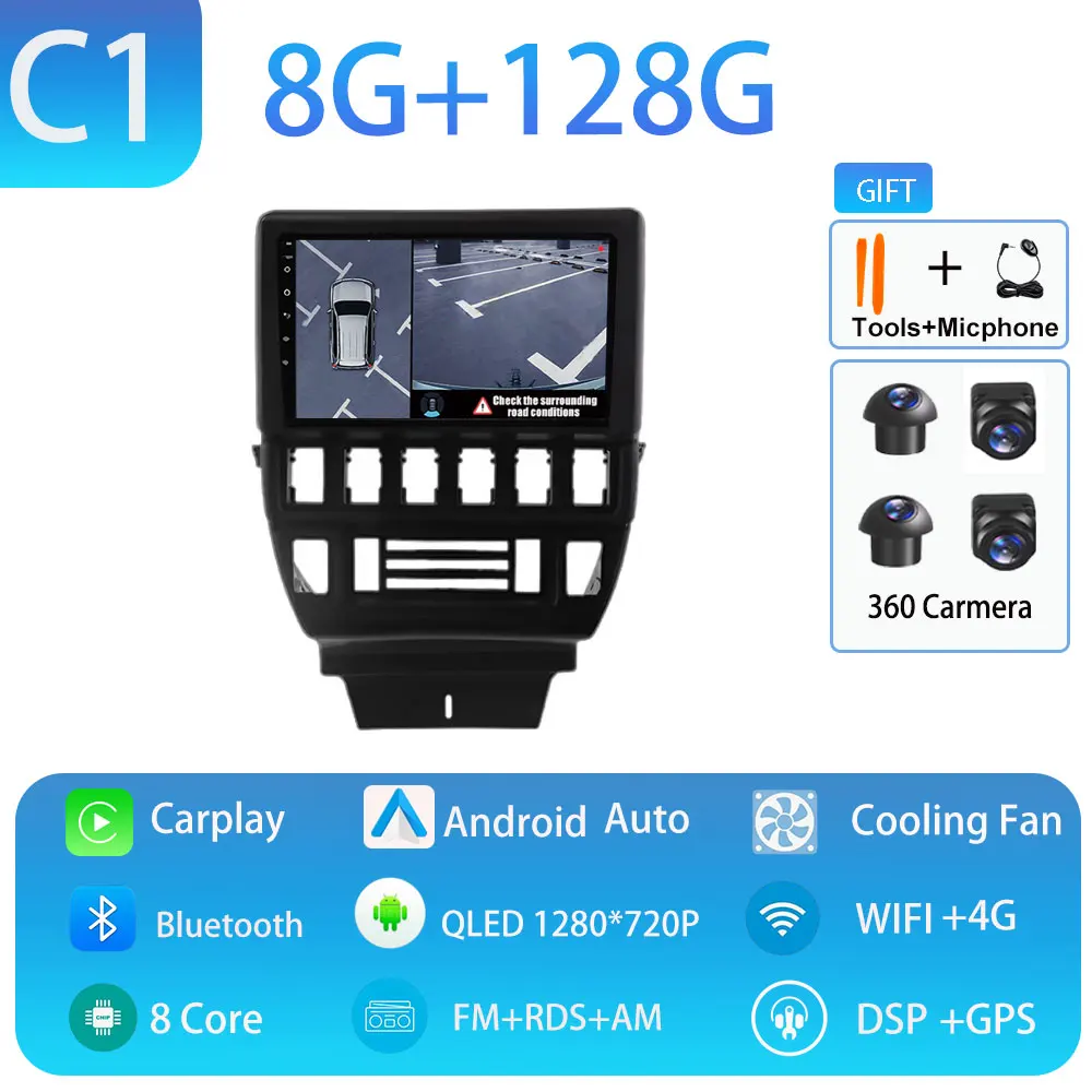 Voor LADA Niva 1993-2020 Android 15 Auto Speler Centrale GPS Navigatie Multimedia Draadloze Carplay Stereo Scherm 4G BT Head Unit