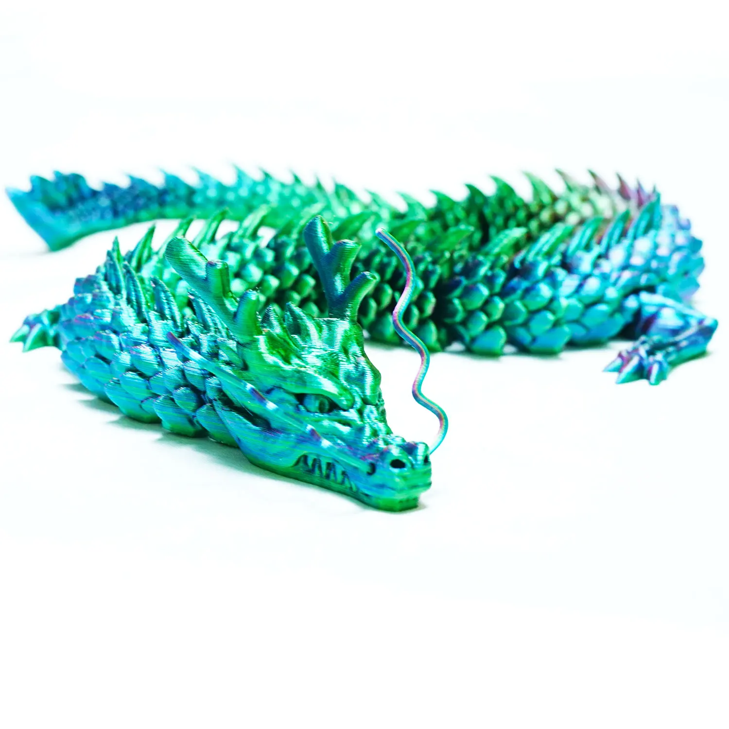 3D printed Chinese dragon Full body joints that can move Home furnishings and decorations are worth collecting creative toys