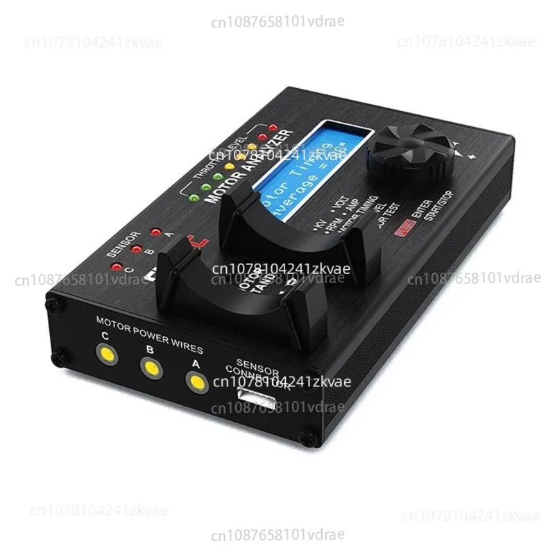 جهاز اختبار محلل محرك BL بدون فرش LCD SK-500020 مع شاشة عرض LCD لمحرك سيارة RC #2