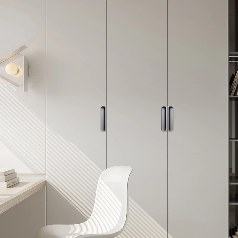 BON Invisible Handle Embedded Inside Button Concealed Handle Wardrobe Cabinet Door Sliding Door Drawer Handle