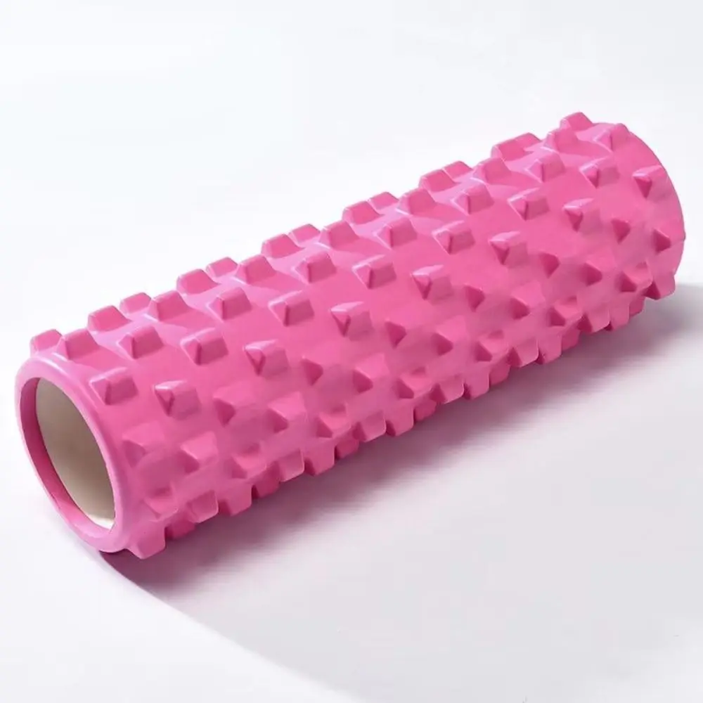 

EVA Foam Yoga Foam Massage Roller High Density Gym Tool Yoga Pilates Foam Roller Non-slip Pink Fitness Yoga Column