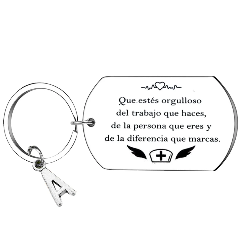 Spanish Nurse Keychains for Women - Unique Nurses Week Gifts for Appreciation