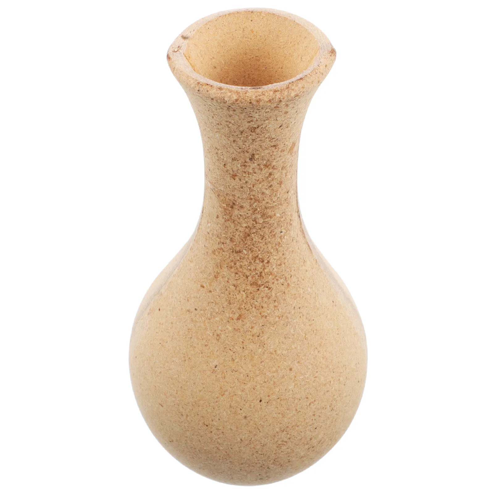 

Коричневая необработанная деревянная ваза для DIY-проектов, мозаика из плиток, ваза для цветов, натуральный контейнер для цветов, для ручной работы и домашнего декора