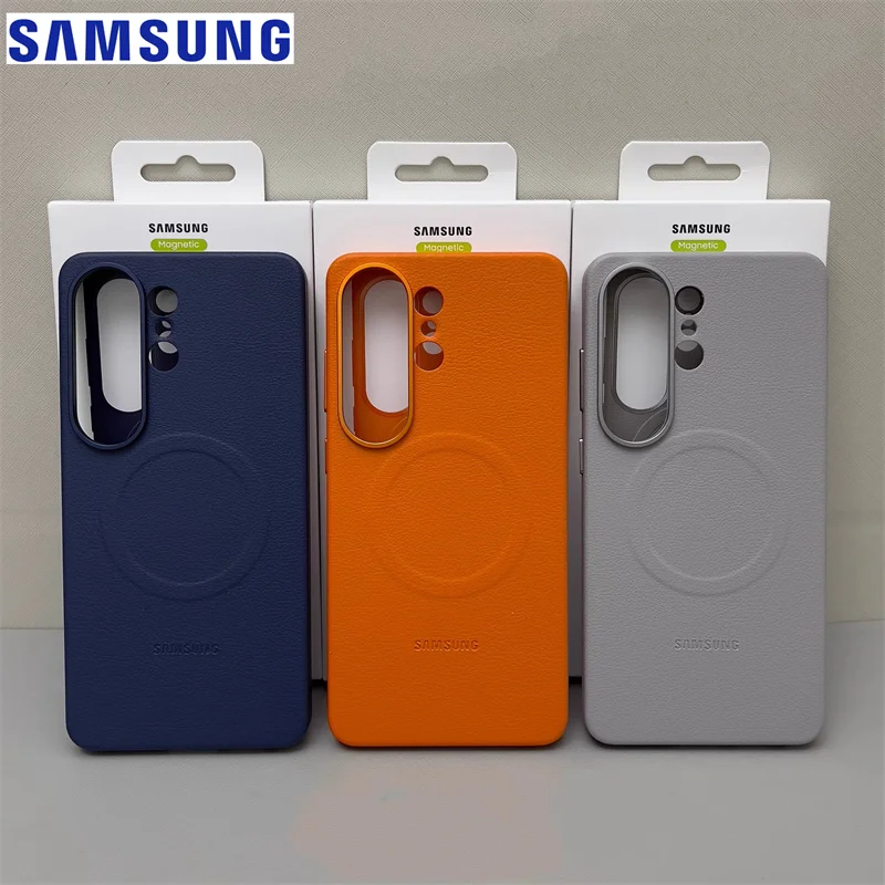 Samsung Galaxy S26 Ultra Kindsuit Magnetic Case For Magsafe Wireless Charging Case For Samsung S26 Plus S26+ New Leather Cover