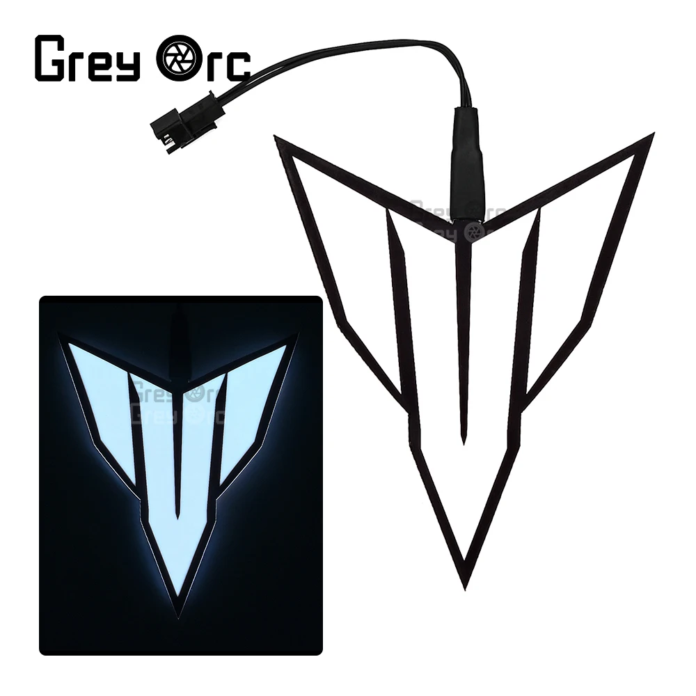 

Motorcycle Night Cold Ride Light For YAMAHA MT 03 MT 07 MT 09 MT 10 MT 125 Logo Sticker Motorcycle Helmet Decal