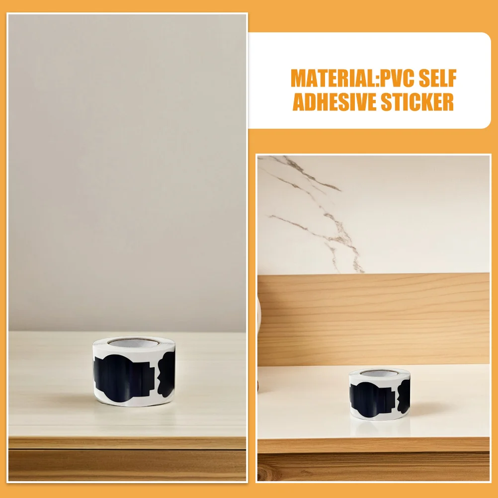 2 rollos de etiquetas de pizarra extraíbles, hojas adhesivas de PVC resistentes y grabables para despensa, tarros de cocina, contenedores, almacenamiento de alimentos para el hogar