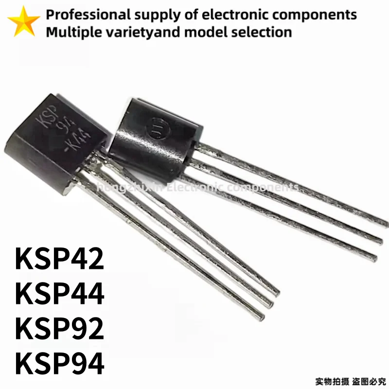 50PCS NEW KSP42 KSP44 KSP92 KSP94 TO-92 NPN/PN transistor