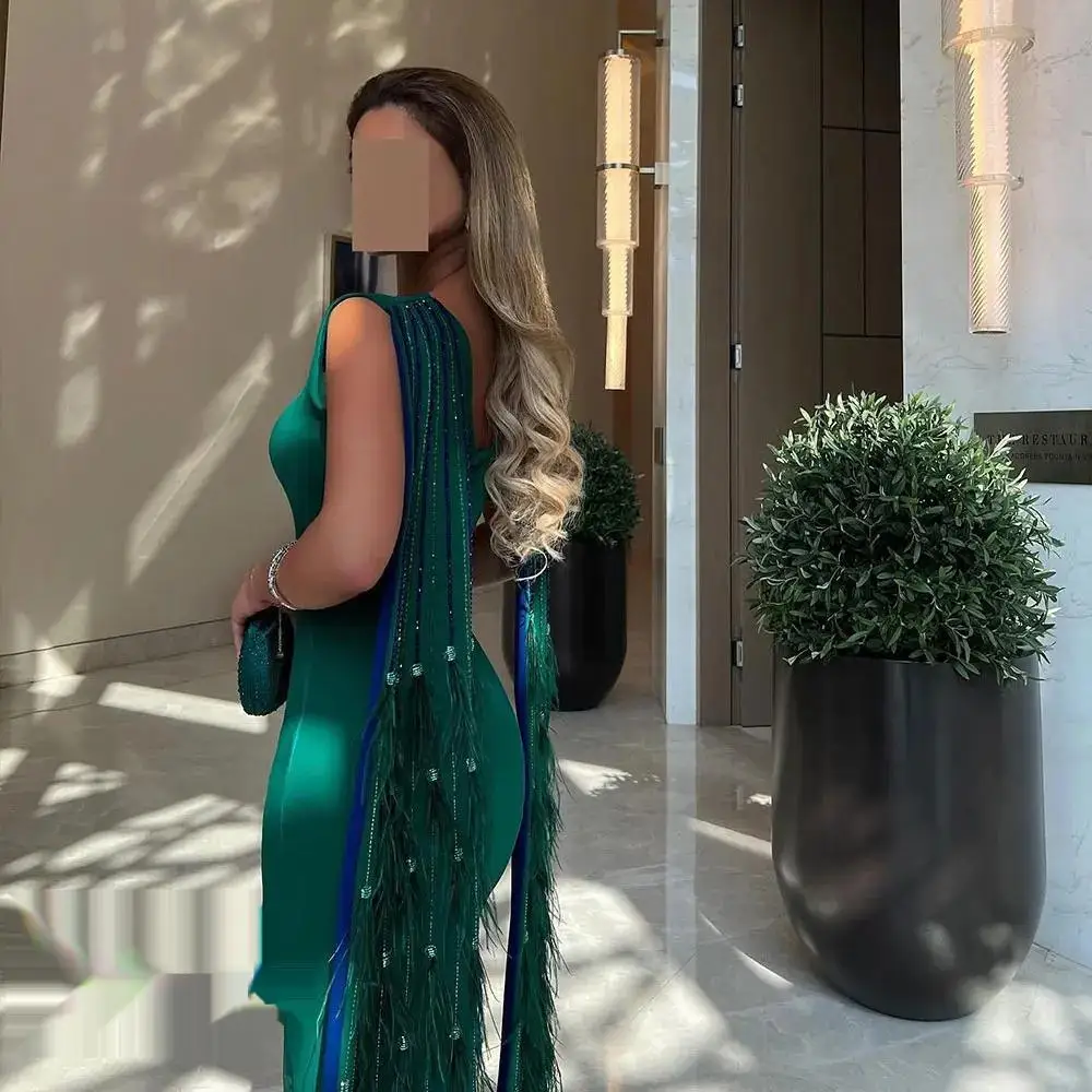 Vestido de graduación de manga corta con cuello redondo para mujer, hasta el tobillo vestido de noche, vestidos formales de fiesta de boda, Arabia