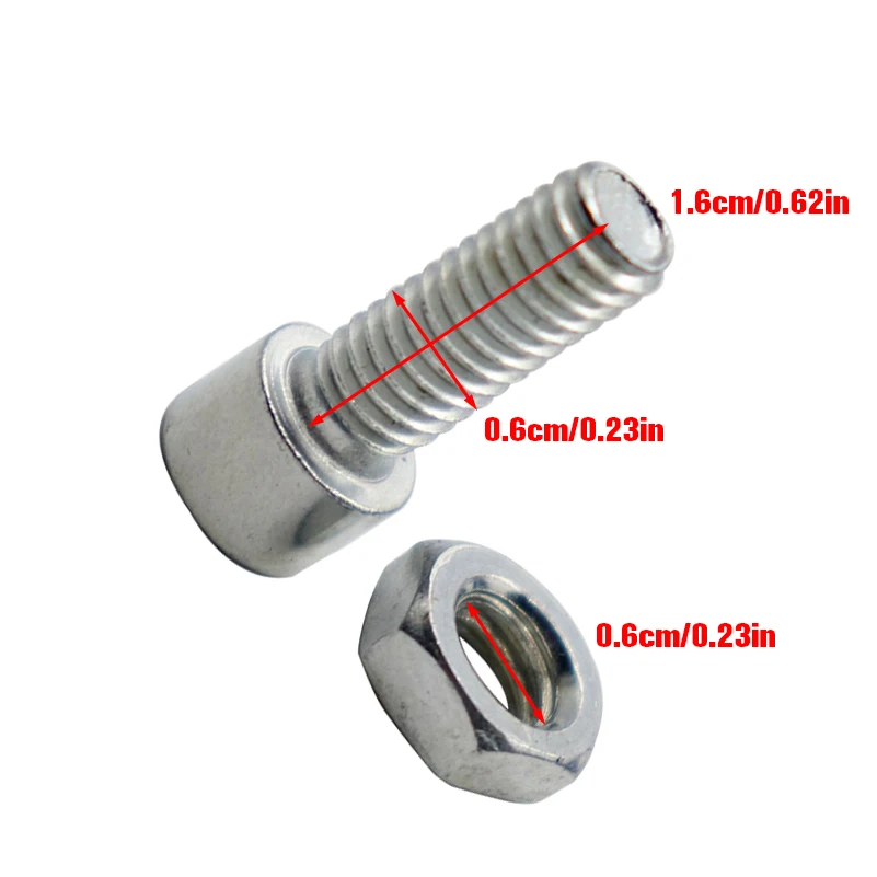 

high-quality NEW Hexagonal socket screw with nut M6x16 stainless steel bolt, suitable for bicycle and scooter screw accessories