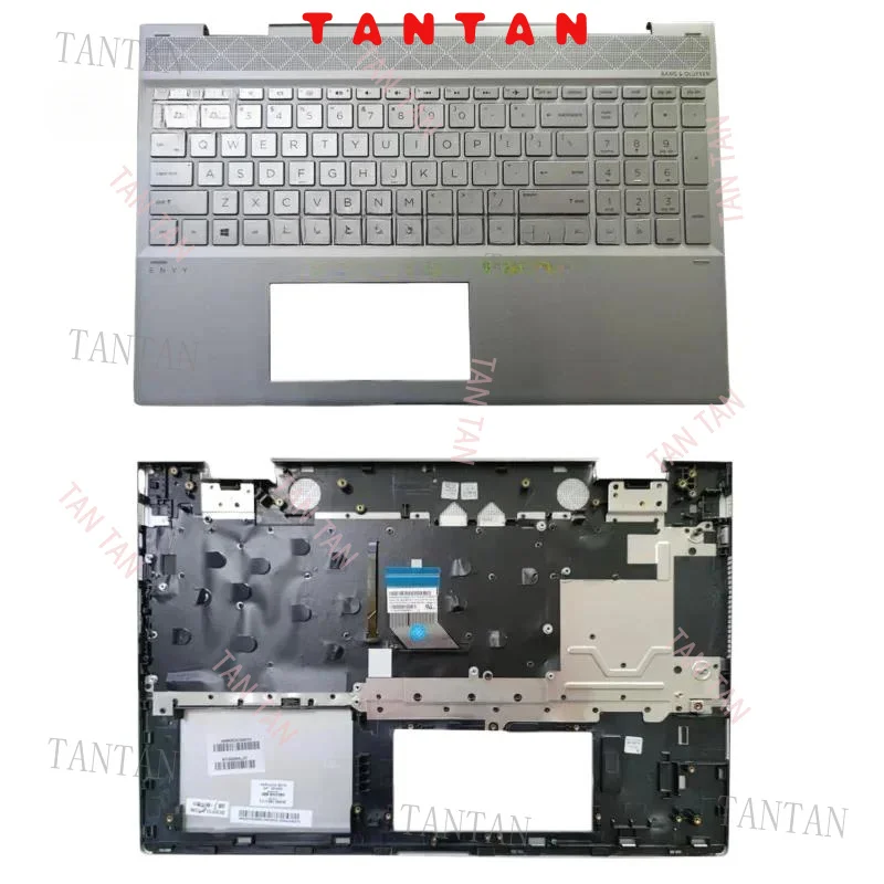 

GK New Palmrest Keyboard609939 -001 L20746-001 For HP ENVY X360 15-CN 15M-CN0011DX TAN
