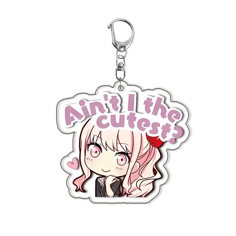 Брелок в стиле аниме Akiyama Mizuki Meme Series Kawaii PJSK акриловый брелок для ключей мужской милый женская сумка подвеска орнамент Фото №5