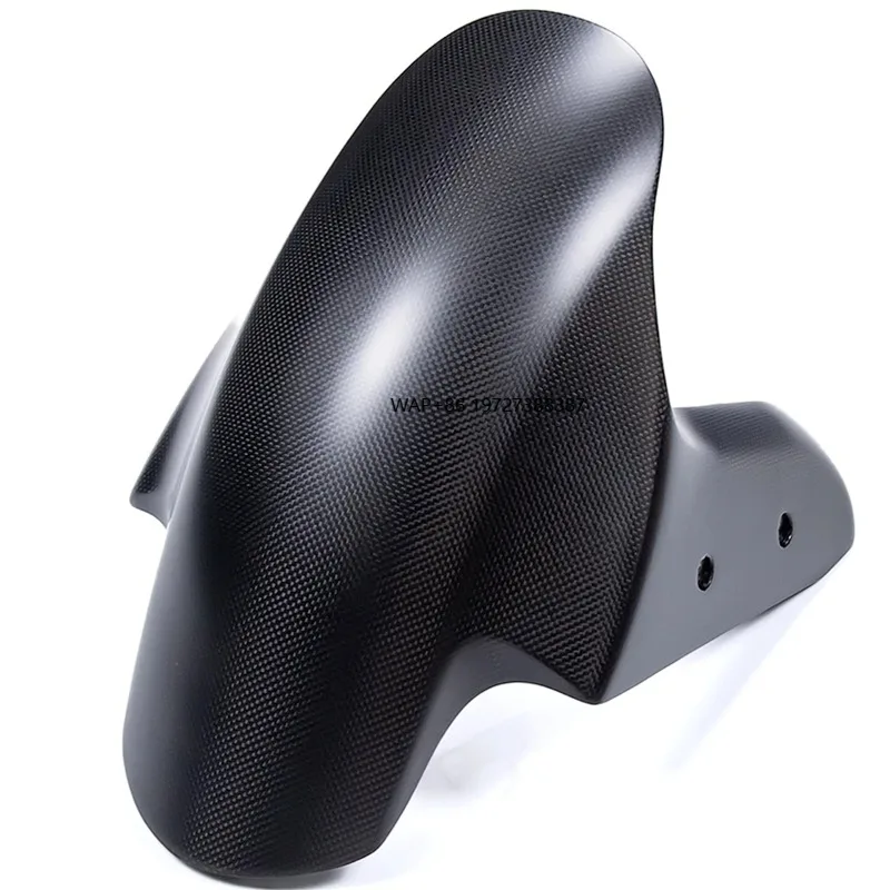 For V4 2025 Accessories 3K 100% Dry Carbon Fiber Front Fender Wheel Mudguard Mud Guard Flap