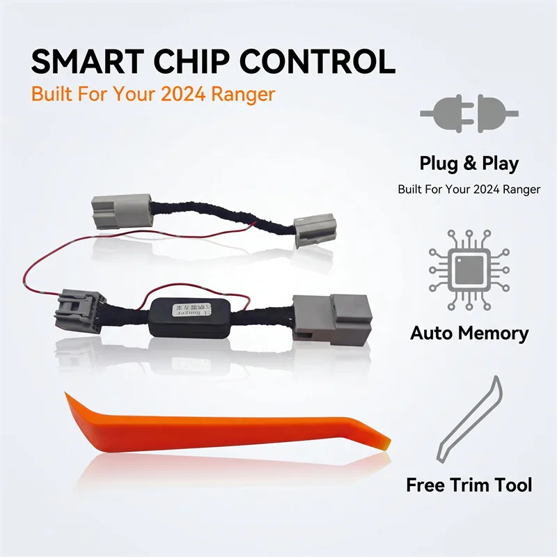 Dual plug docking For Ford Ranger 2024 2025 2026 Automatic Stop Start Engine System Disable Smart Shut Down