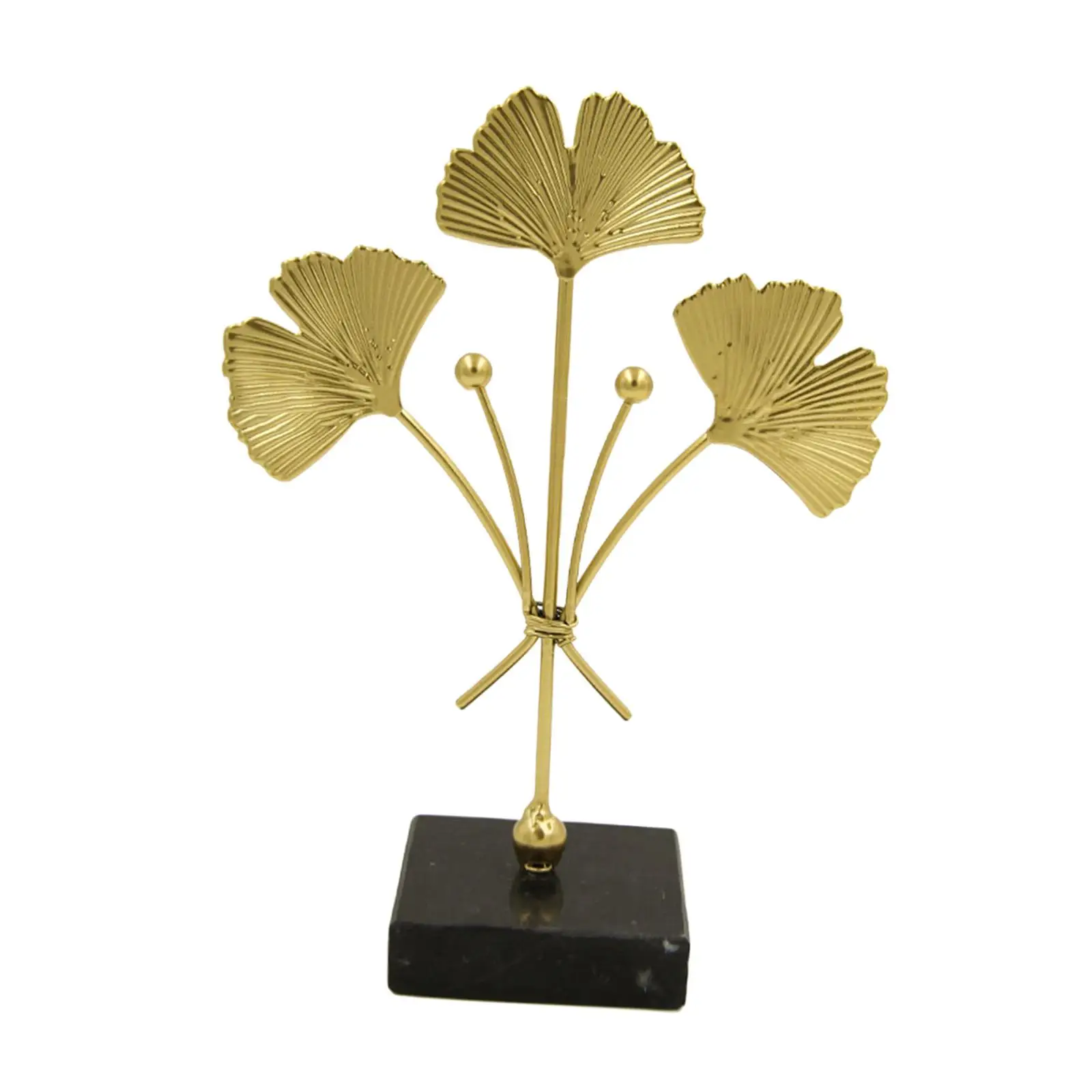 Nordic Ginkgo Leaf Crafts Leaves Sculpture Living Room Home Decoration Accessories Office Desktop Ornaments